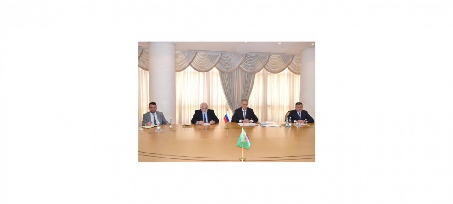 A MEETING OF THE MINISTER OF FOREIGN AFFAIRS OF TURKMENISTAN WITH THE DELEGATION OF THE CITY OF SAINT-PETERSBURG